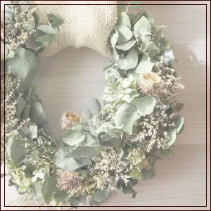 ユーカリのリース作品