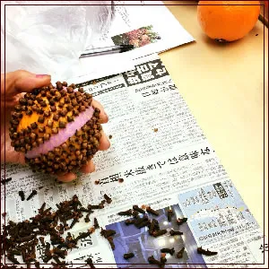 フルーツポマンダー完成作品