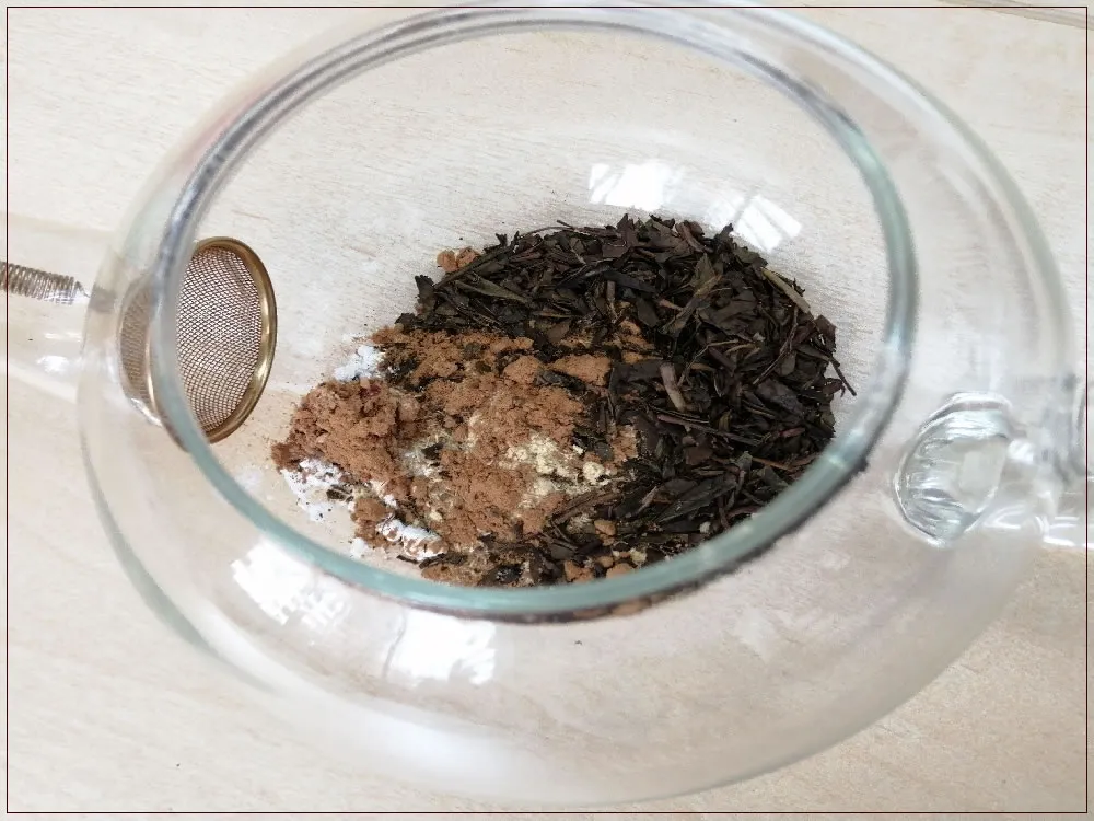 ほうじ茶を使った葛根茶